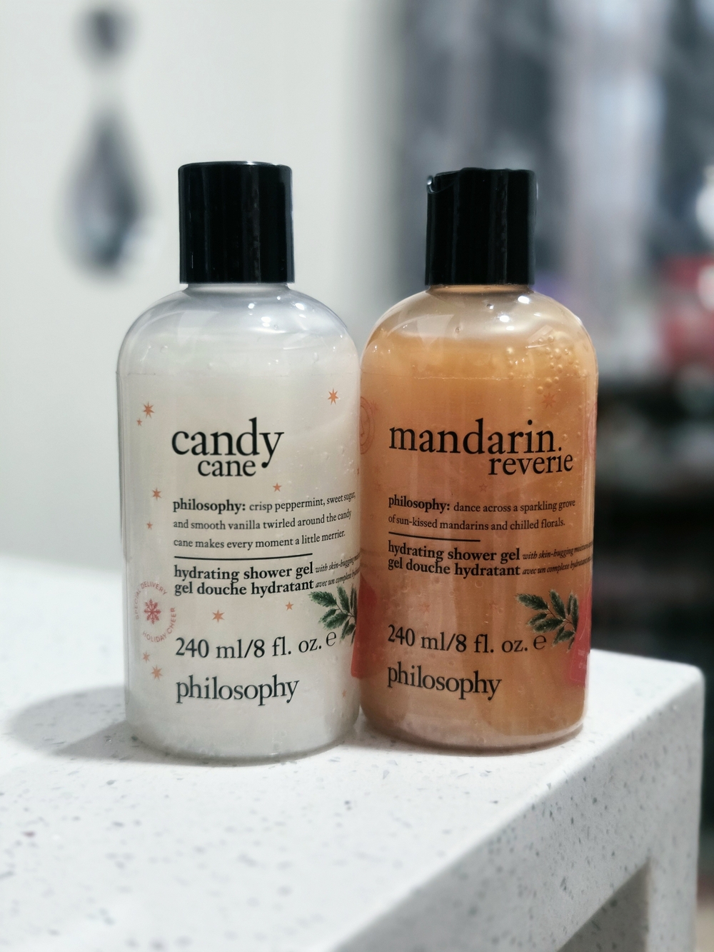 Philosophy Candy Cane & Mandarin Reverie Shower Gels - 240ml Each
